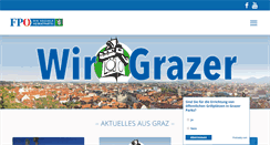 Desktop Screenshot of fpoe-graz.at