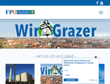 Tablet Screenshot of fpoe-graz.at